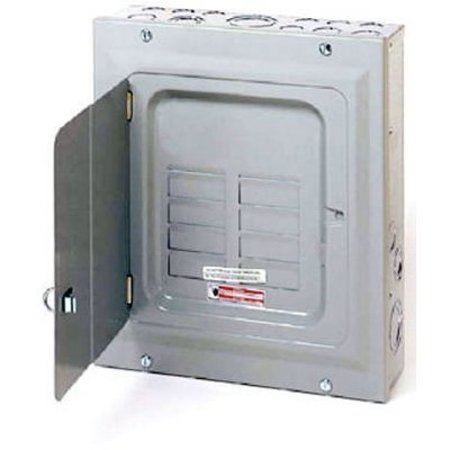 EATON Load Center, BR, 6 Spaces, 125A, 120/240V, Main Lug, 1 Phase BR612L125SDP